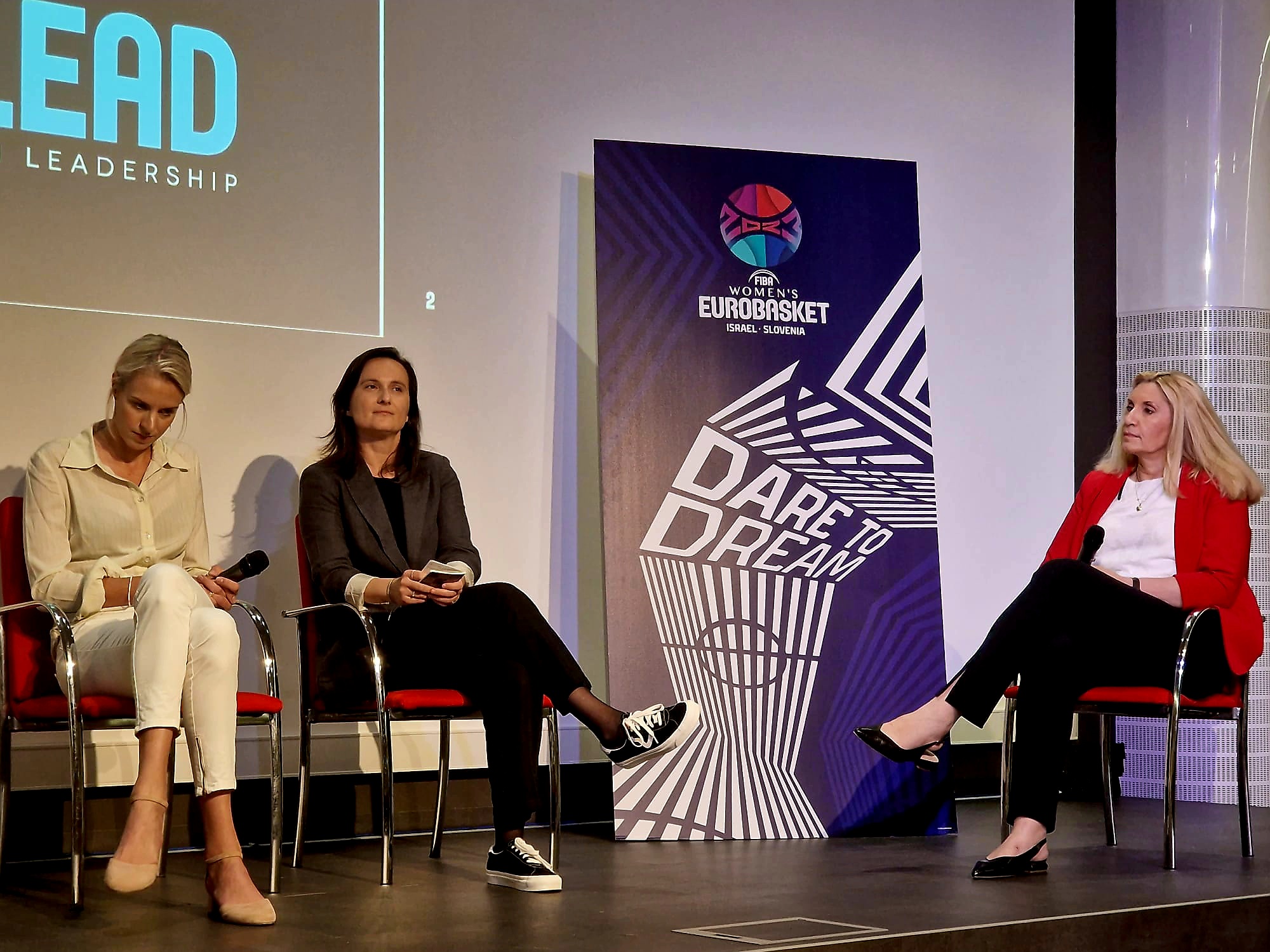 Dushku ishte pjesë e panelit "Women in Leadership Forum" me ftesë të FIBA-s